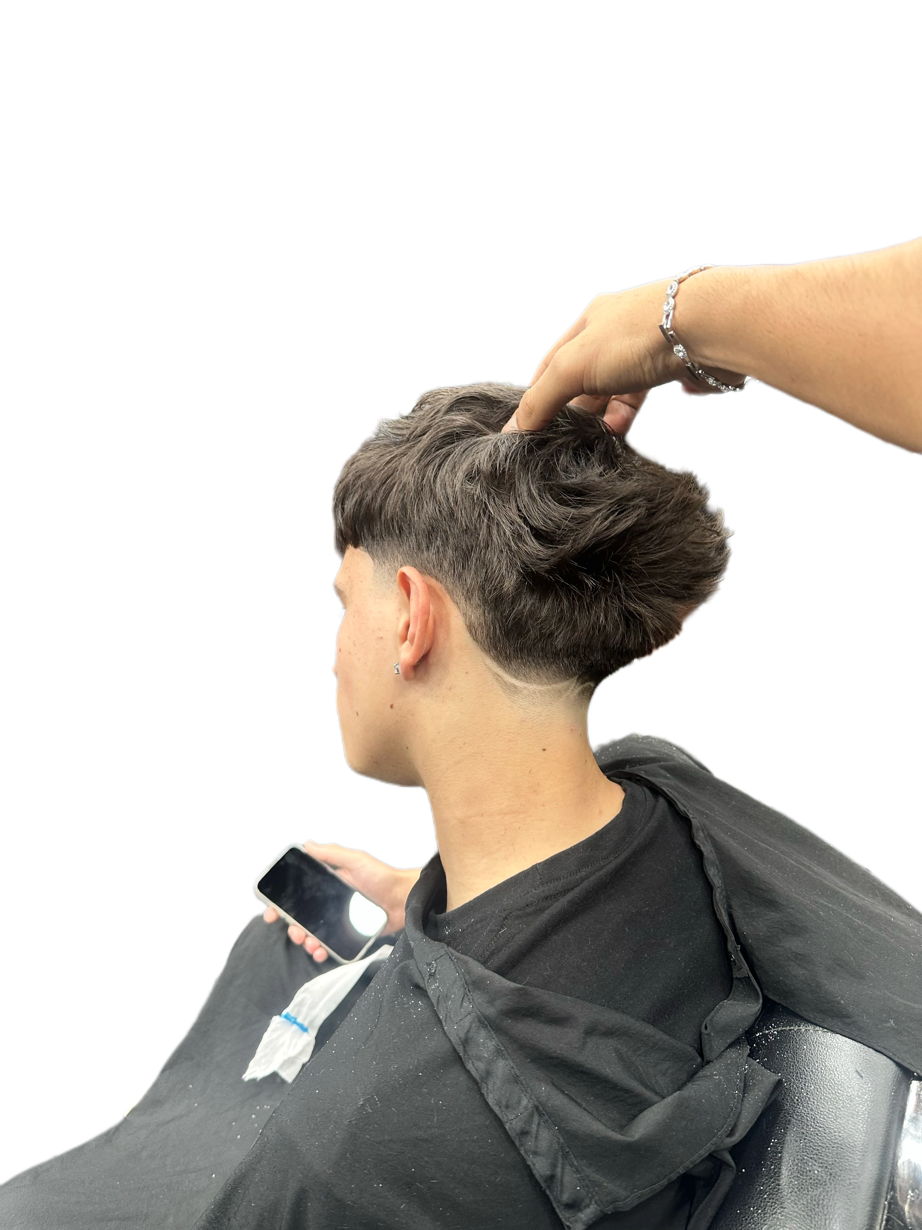 Corte con Diseño en Madrid en Faded Barbershop Madrid